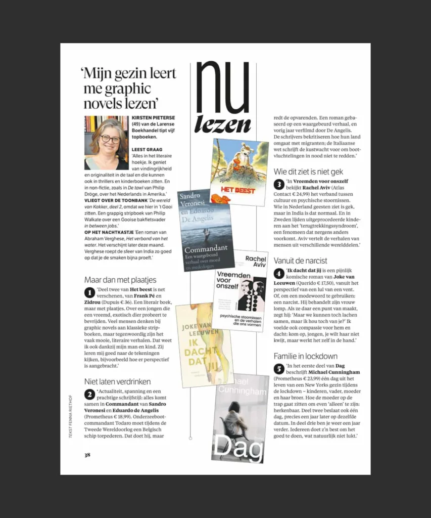 Portfolio 2 boekenrubriek Mezza Fenna Riethof